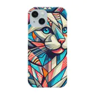 Artful Dailyアートフルデイリーのグラフィックアートシリーズ「猫」 Smartphone Case