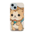 ganeshaの可愛いライオンとおもちゃのペン Smartphone Case