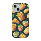 noBuのシーフード（エビやカニをトッピング）のようなポテトフライ Smartphone Case