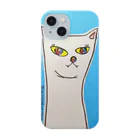 ザビちゃん💙😇🇯🇵🎌の【ザビちゃん】白ねこ Smartphone Case