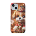 R-mayの金運アップの小型犬の神様 Smartphone Case