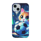 Ballboyの猫とサッカー スマホケース