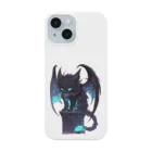 夏の朝の猫のガーゴイル Smartphone Case