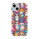 猫猫’ズのニャンとも猫まみれスマホケース【その２】 Smartphone Case