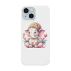 🐘Ganesha Shop🪷のぽってりゆる可愛ガネーシャ スマホケース