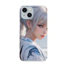 スカ次郎ショップの白髪和服美女シリーズ0001 Smartphone Case