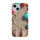 hitayakiの素足で歩く熱い砂浜 Smartphone Case