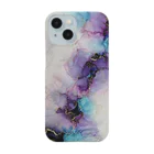 Ink-ArtのInk-Art 大理石風　紫 Smartphone Case