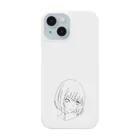 AIグッズ作成の美少女線画2 Smartphone Case