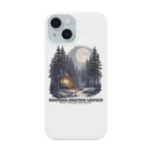 Nodoka Silence Library - WEB SHOPのSnow Cottage Smartphone Case