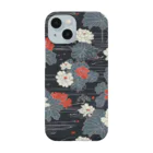 奏桃服店のTranquil Lotus Pond Pattern iPhone Smartphone Case