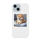 oricoricoのクッションの上でくつろぐ柴犬 Smartphone Case