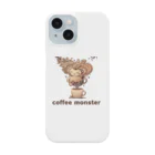 leisurely_lifeのcoffee monster Bourbon Smartphone Case