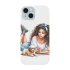 NayahaのI Love Dog♡ Smartphone Case