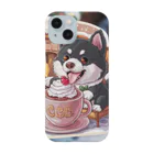 ココア大好き！のココア好き柴犬 Smartphone Case