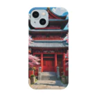 デザイン学科卒のFive-storied Pagoda　五重塔 Smartphone Case