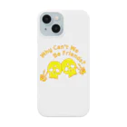 『NG （Niche・Gate）』ニッチゲート-- IN SUZURIのWhy Can't We Be Friends?（黄色） Smartphone Case