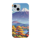 デザイン学科卒のMount Fuji　富士山(秋) スマホケース