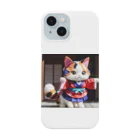 Lake Houseの三毛猫のグッズ Smartphone Case