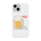 うさやのハッピーアワーでビール祭りを開催するパンダとシマエナガ Smartphone Case