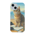 peace2024の海辺の仕事猫 Smartphone Case