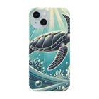 海の幸のウミガメと水流 Smartphone Case