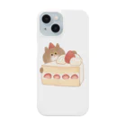 GOAT9 - ぼうし猫のイラストグッズ -のふわふわショートケーキ Smartphone Case