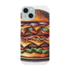 kazu_gのあなたを満足させるバーガーを!（濃色用） スマホケース