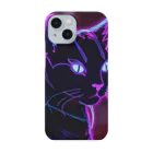 そぼろ堂の黒猫【ネオン】 Smartphone Case