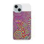 Psychedelic Works🌈🧠のrainbow cat スマホケース