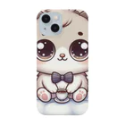 可愛い動物達の可愛い猫茶色 Smartphone Case