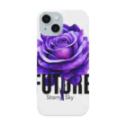 Future Starry Skyの紫色の薔薇 Smartphone Case