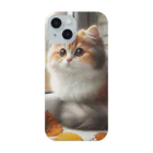 癒しの時間のかわいい三毛猫グッズ Smartphone Case