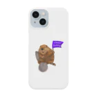 Theビーバーズ byこあらゆうのOkeyDokey-Beaver（旗ビーバー） Smartphone Case