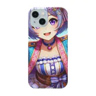 NAAMTのアイドルハナビのグリッターステージジャケット Smartphone Case