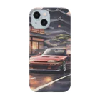 JapanCarStyleの赤いスポーツカーと日本の風景 Smartphone Case