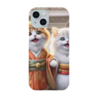 もふもふ日本史のねこ結婚式３ Smartphone Case