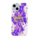 allure72のおとなの絵の具あそび　スマホケース　ピンクブルー Smartphone Case