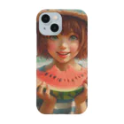 SEKAIJUのスイカと海と女の子 Smartphone Case