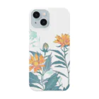 RetrowaveFlowerのRetrowaveFlower-ベニバナ- Smartphone Case