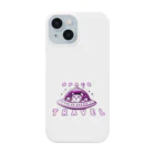 がーるずしょっぷのぷっくりニャンコの宇宙飛行💜🛸 Smartphone Case