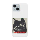 kk-welcomeの黒猫登場Ⅰ Smartphone Case