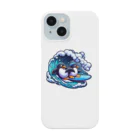 ichimameのshopの波のりペンギン Smartphone Case