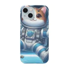 フルヤの宇宙で漂う宇宙飛行猫 Smartphone Case