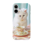 もふ推しのティータイムキャット iPhone Smartphone Case