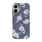 Hinahanaの月夜に咲く ― 静謐なフローラルノート iPhone Smartphone Case