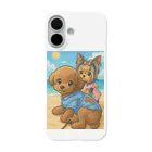 マロンとショコラの大冒険のマロンとショコラの休日リゾート iPhone Smartphone Case