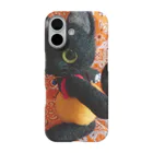 ミィコロのかぼちゃパンツの黒猫さん iPhone Smartphone Case