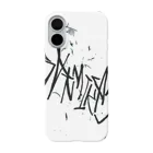 BANMIKASのBANMIKAS  Scribble print iPhone Smartphone Case