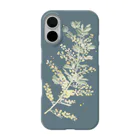 kushirookayuのギンヨウアカシア（ミモザ） 蕾〜開花／深閑 iPhone Smartphone Case
